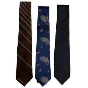 Oscar de la Renta Three Silk Ties